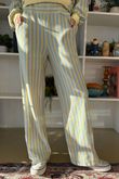Shoreditch Stripe Lounge Flare Trouser Lemonade & Iceberg 